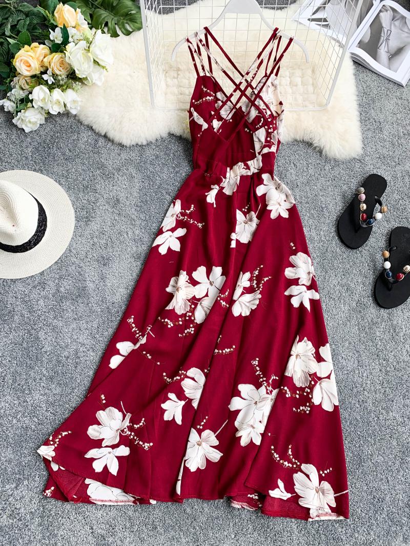 Waist strap dress