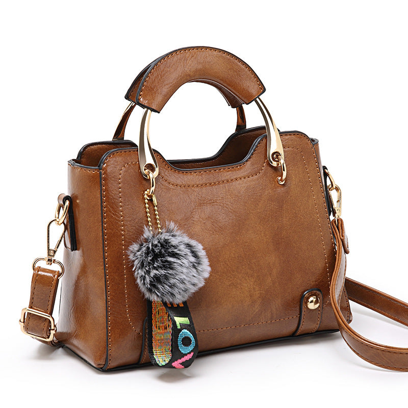 Vintage PU Polyester Handbag
