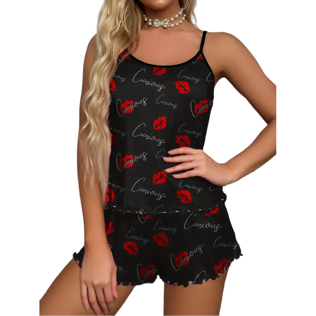 Breathable Backless Camisole Shorts For Women