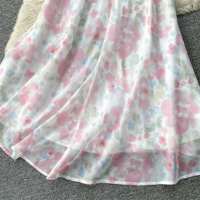 Women's Skirt Floral Two-piece Set