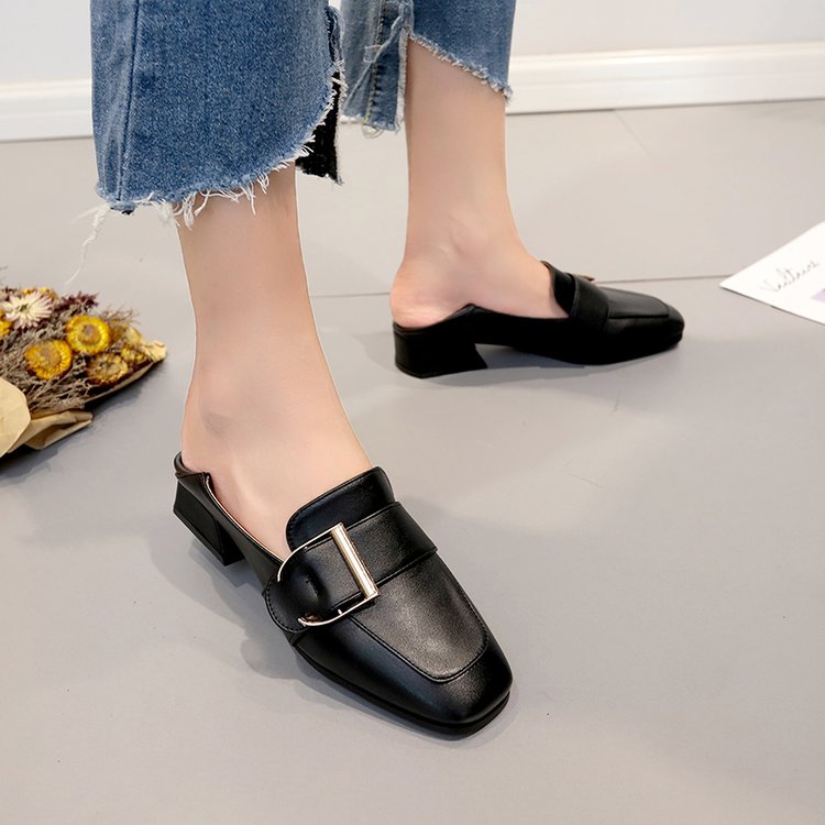 Spring flats single-toe shoes
