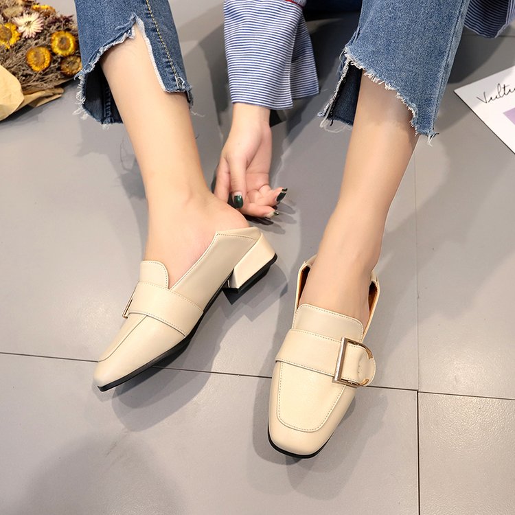 Spring flats single-toe shoes