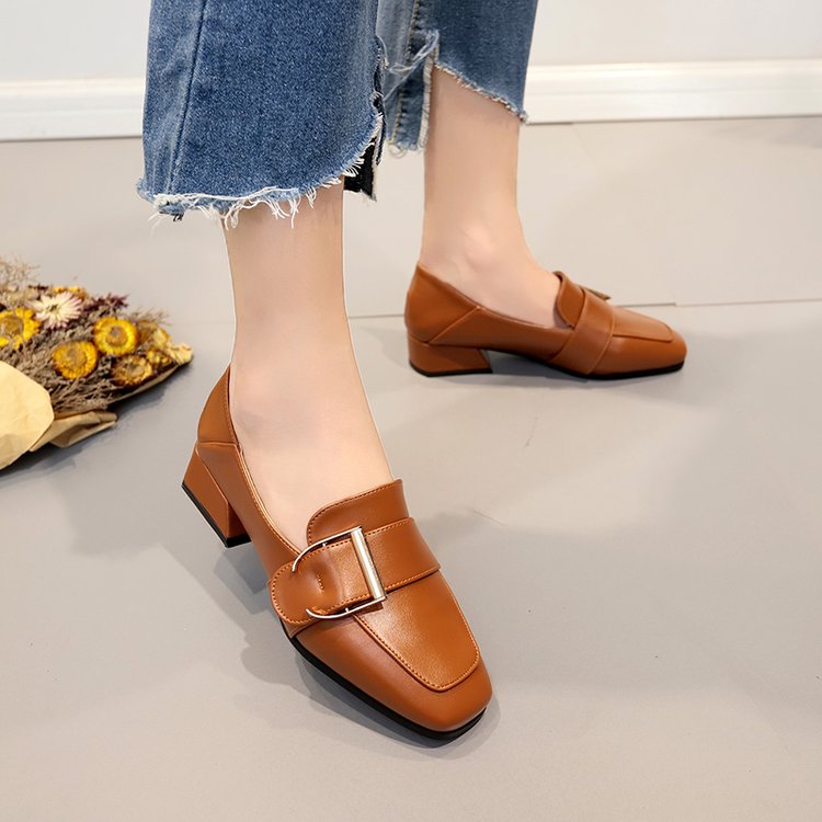 Spring flats single-toe shoes