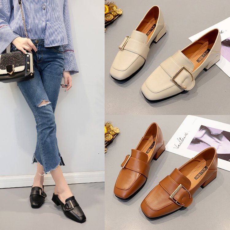 Spring flats single-toe shoes