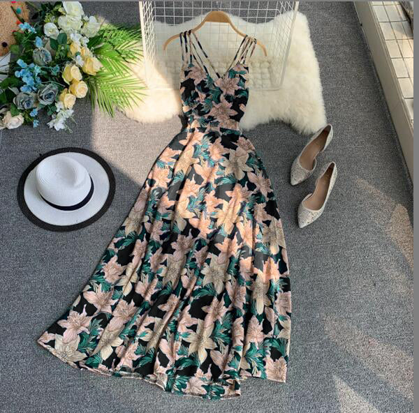 Waist strap dress