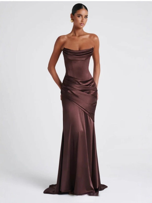 Tube Top Mermaid Gown
