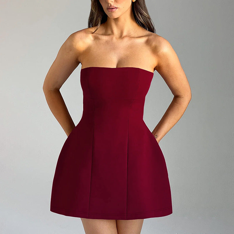 Chic Strapless Mini Dress