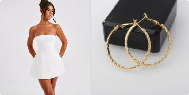 Chic Strapless Mini Dress