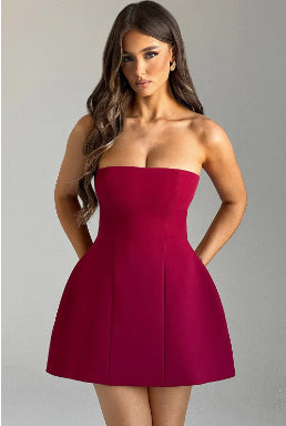 Chic Strapless Mini Dress