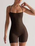Women's Home Outdoor Slim-fit Jumpsuit With Straps