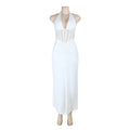 Elegant Backless Quality Banquet Gown