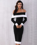 Temperament bandage dress
