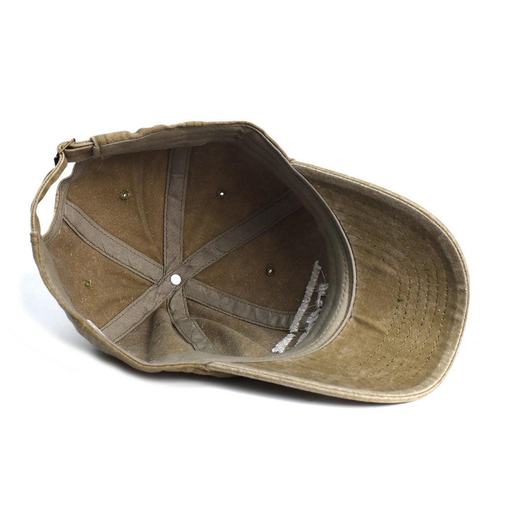 Washed Cotton Printed Hat Old Dad Hat