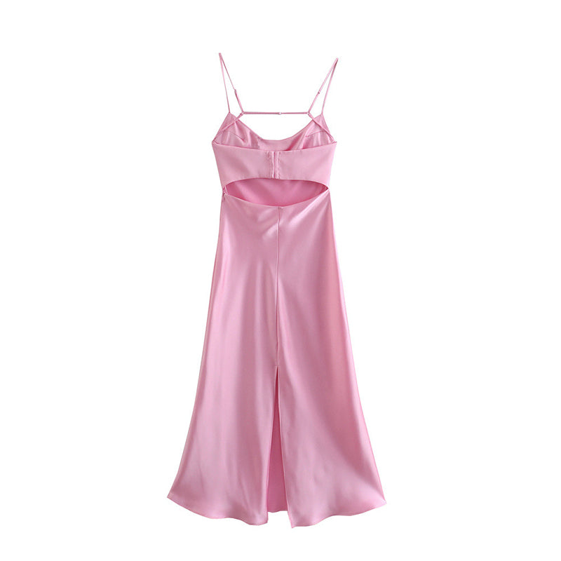 Camis Satin Sleeveless Slip Sexy Dresse