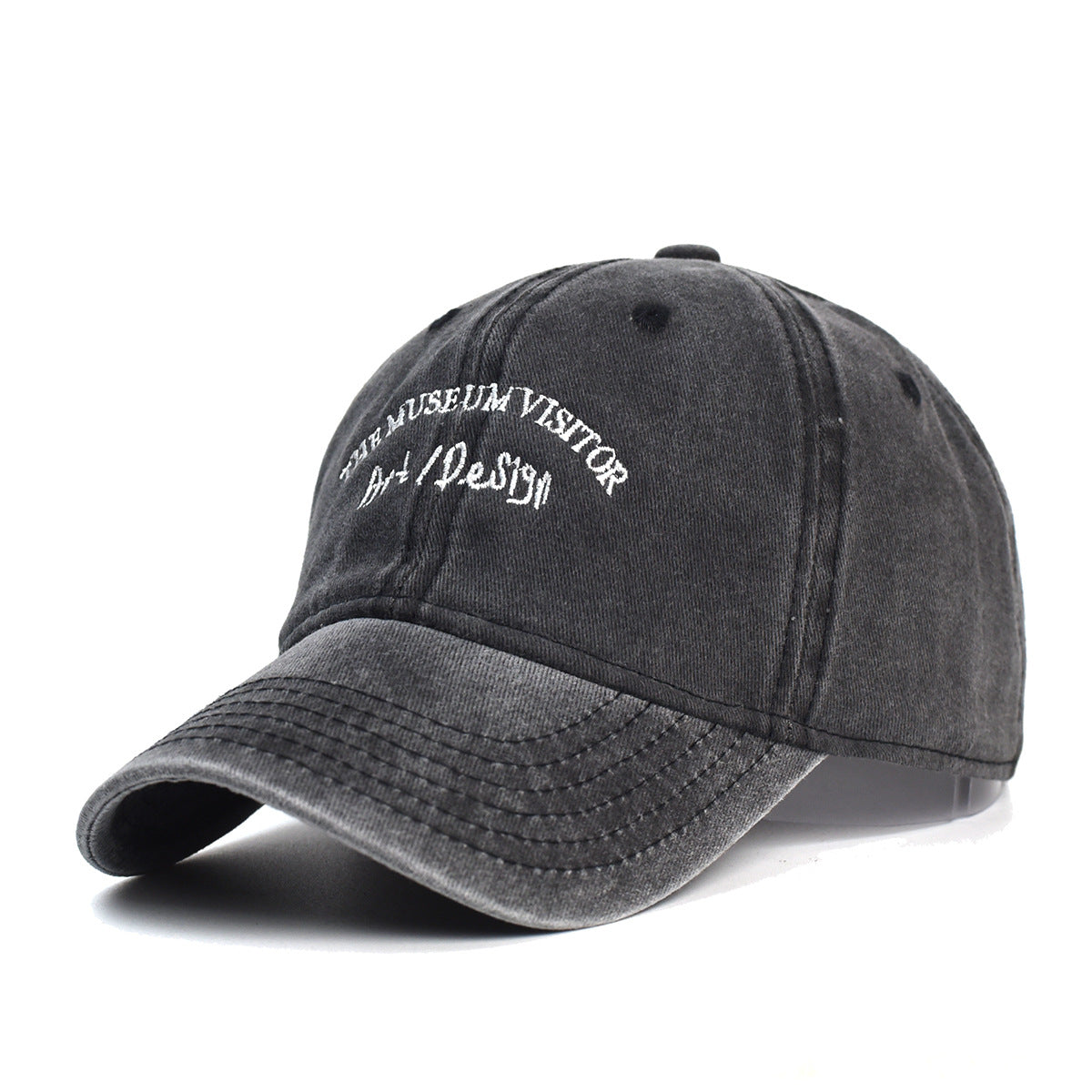 Washed Cotton Printed Hat Old Dad Hat