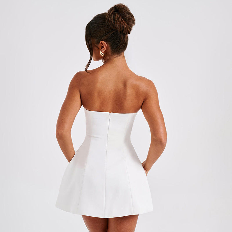 Chic Strapless Mini Dress