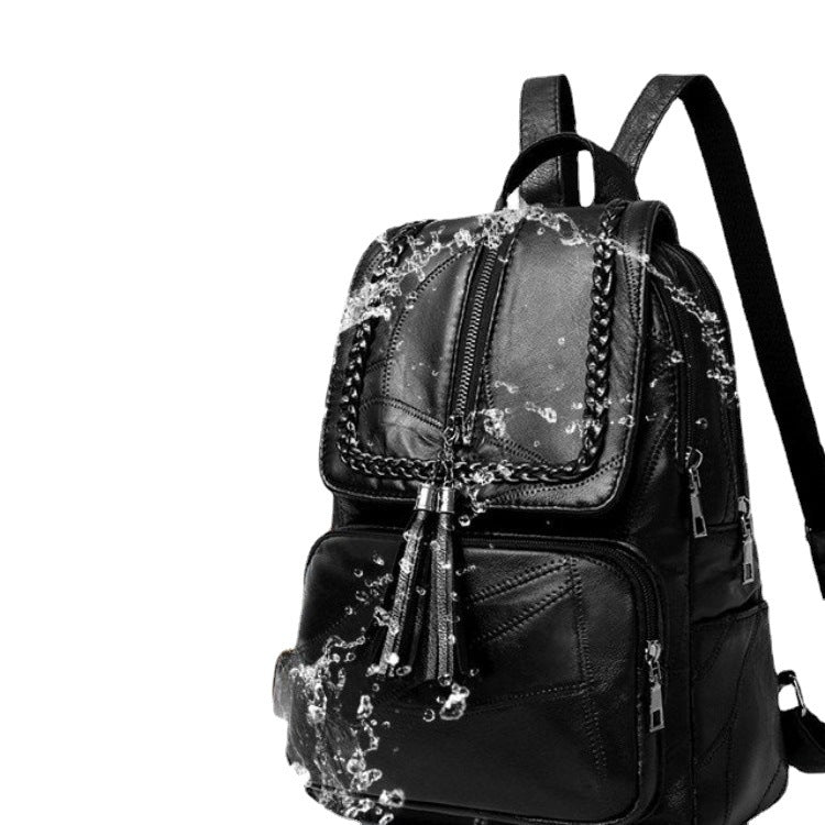 Women's PU Backpack Leisure Fan Student Backpack