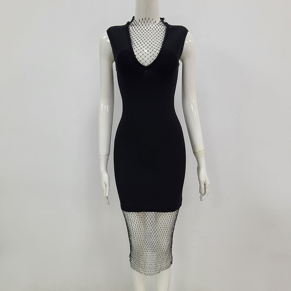 Midi Bandage One-piece Dress