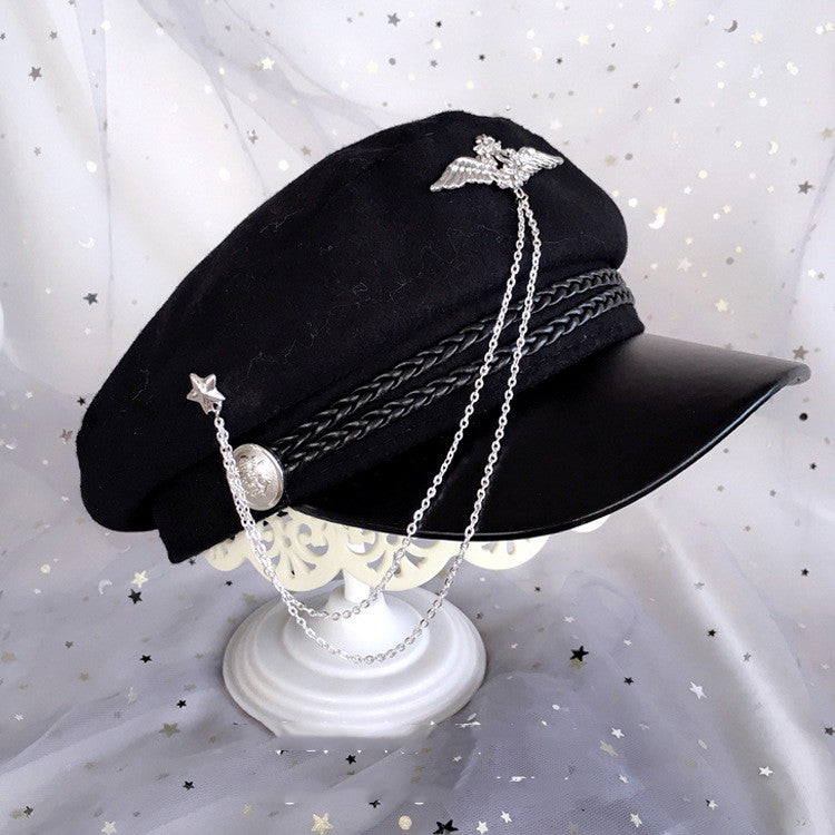 Gothic Style Soviet Army Hat Lolita Accessories