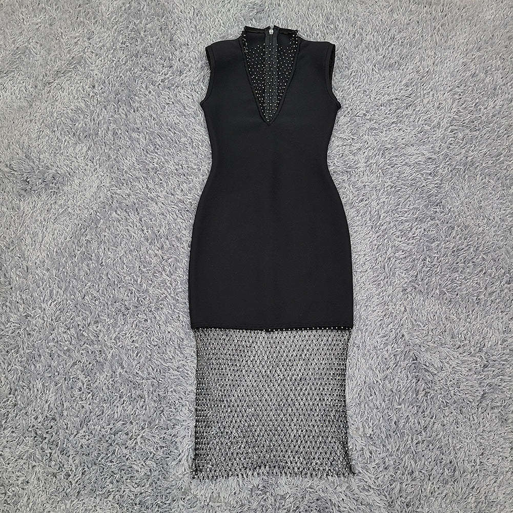 Midi Bandage One-piece Dress